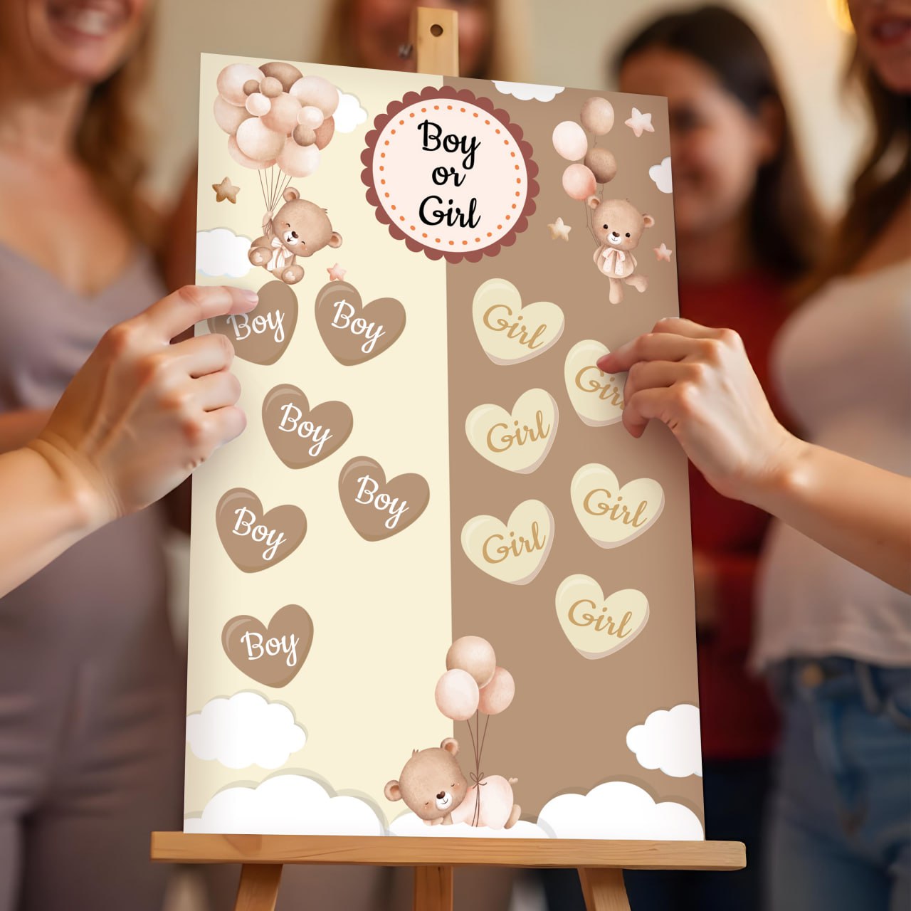 Gender Reveal Party Decal Set