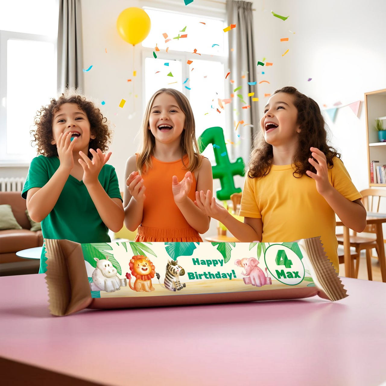 Animals Themed Birthday Decal Set