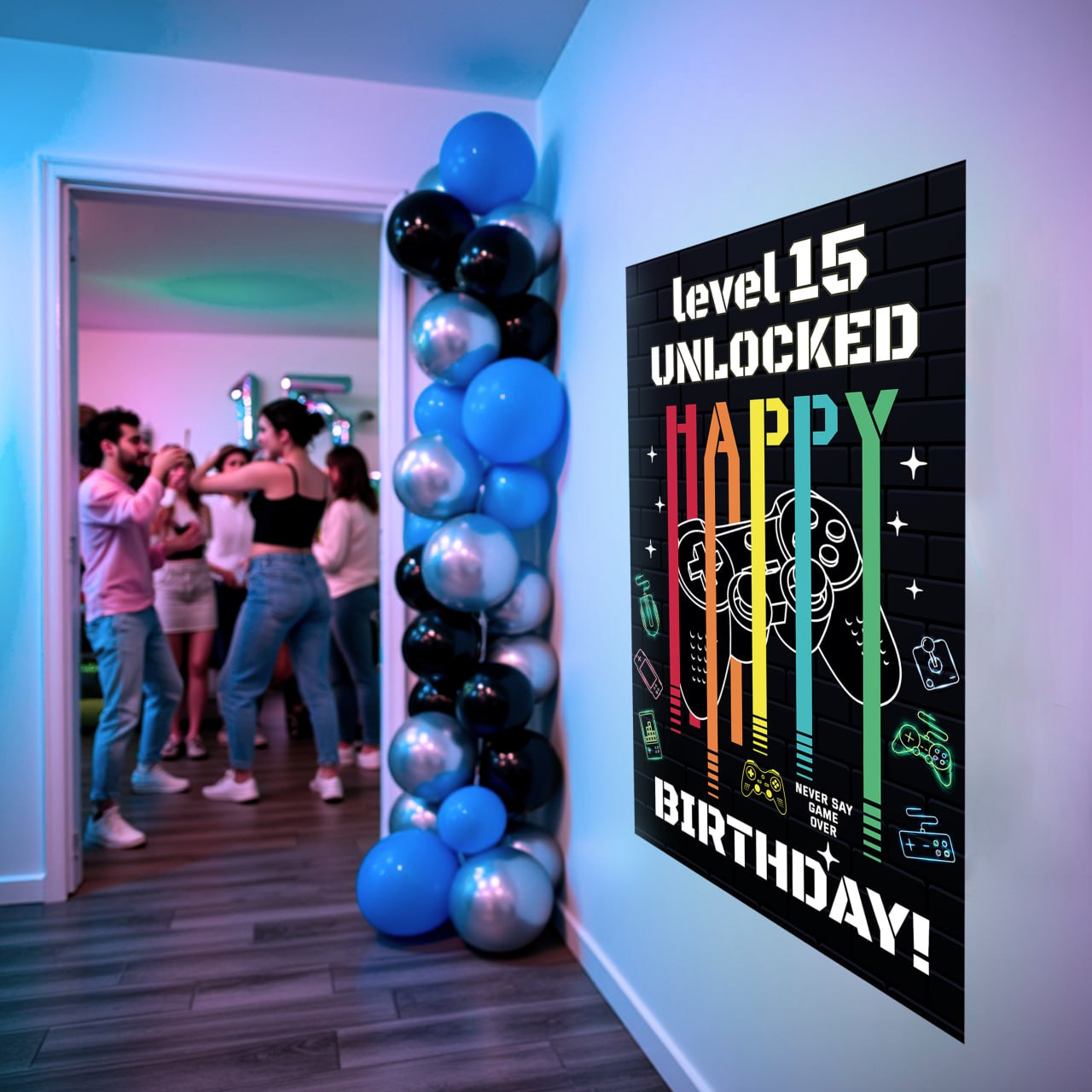 Gamer Themed Birthday Decal Set