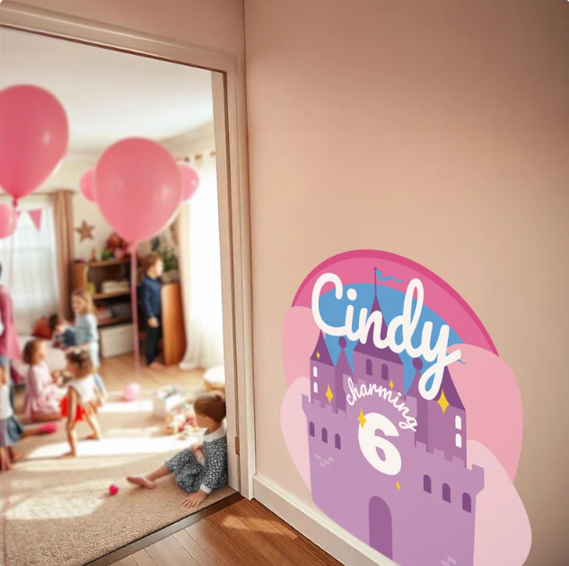 Girl BirthDay Wall Stickers