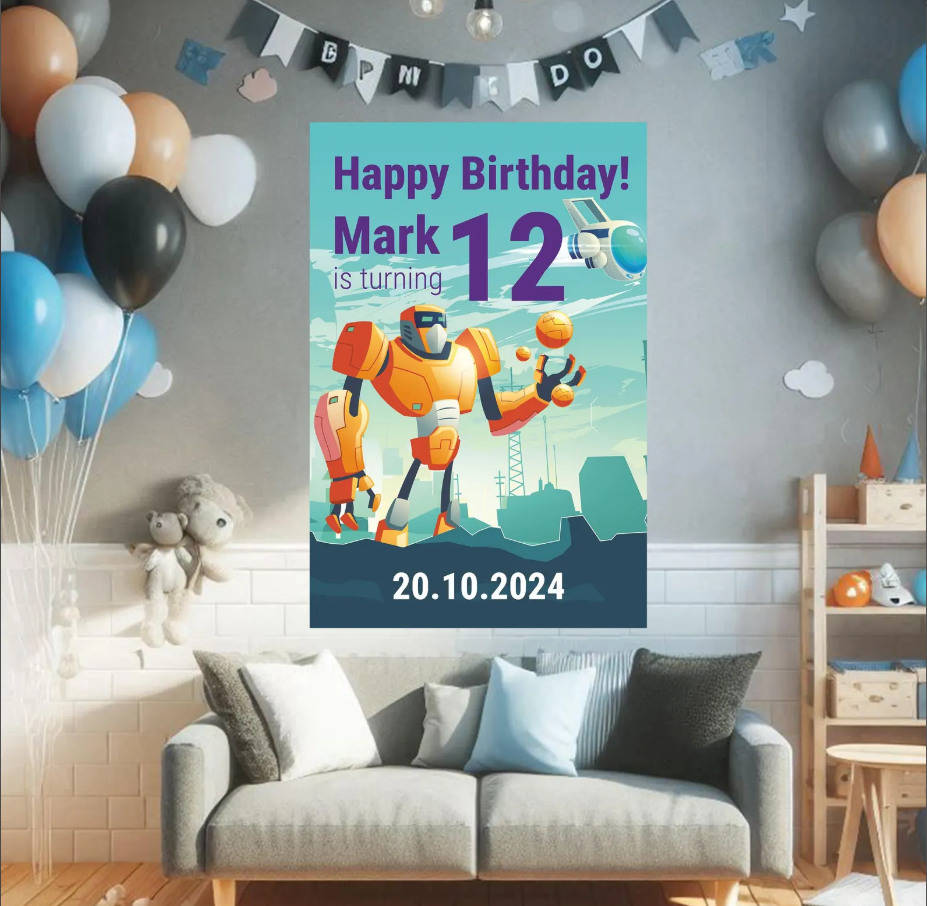 Boy BirthDay Wall Stickers