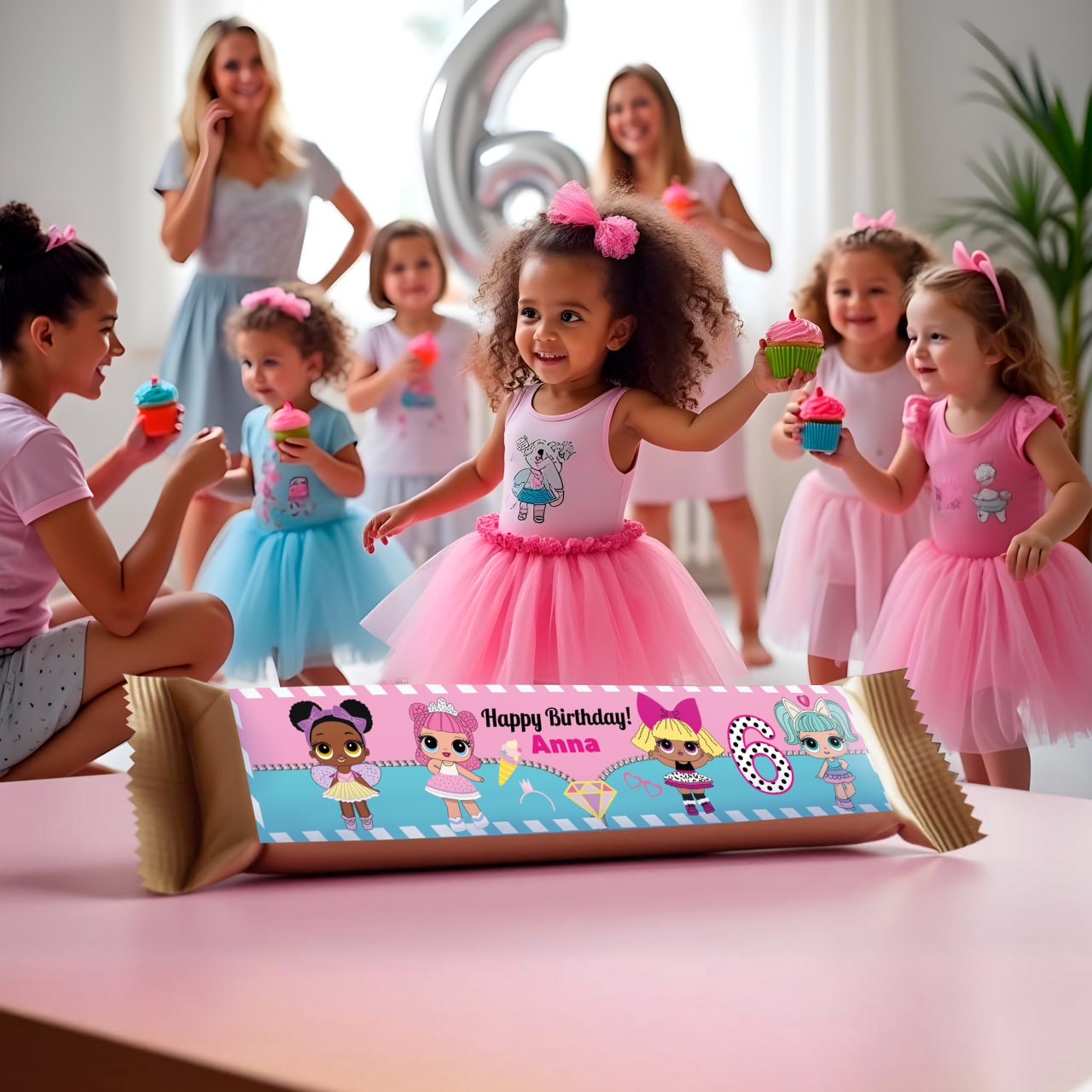 Personalized LOL Birthday Party Decal Set